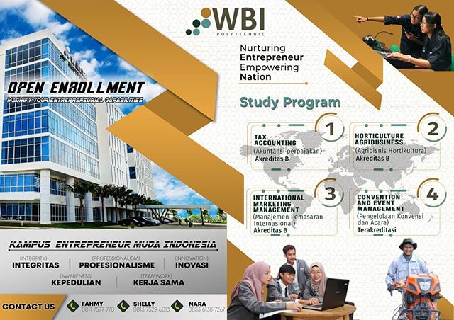 WBI OPEN ENROLLMENT 2020/2021!