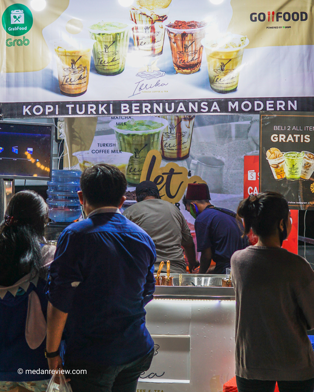 Kopi Turki di PRR Night Market Marelan